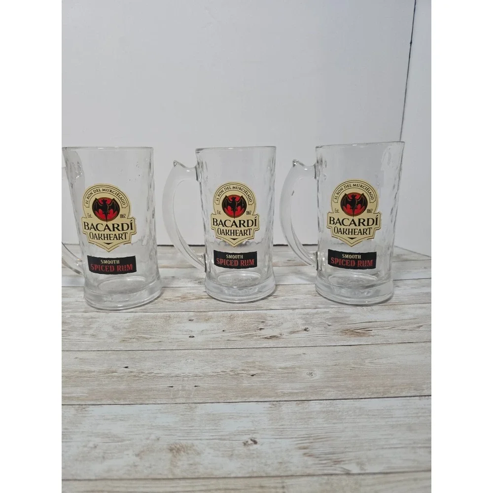 Bacardi dimpled smooth beer